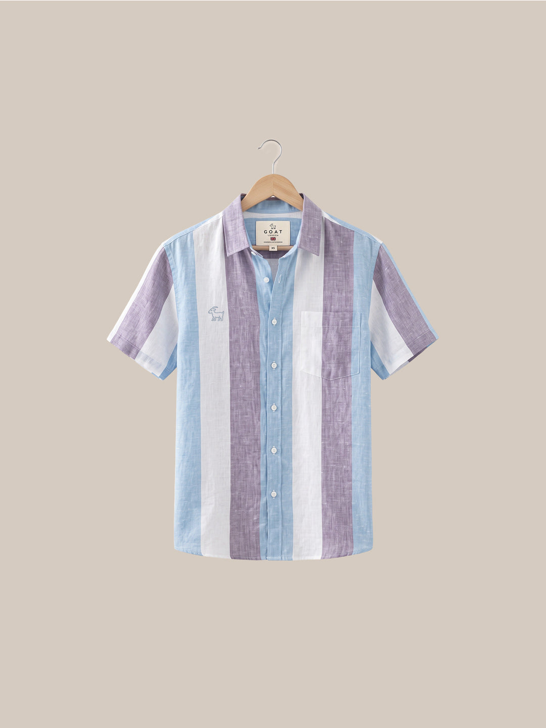 Camisa London Eye (100% lino) - Amarilla