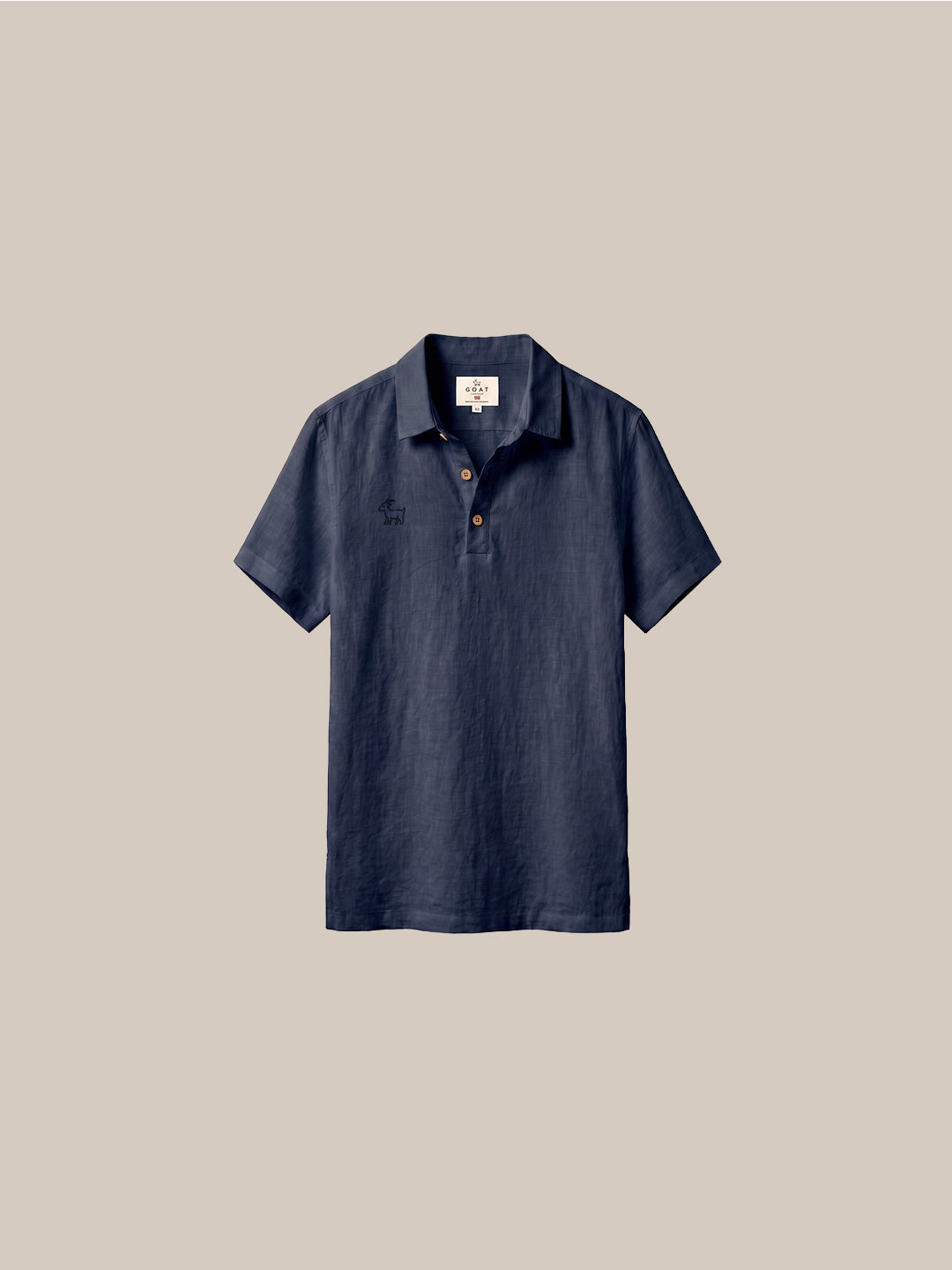 Remera Sundrige de lino - Azul