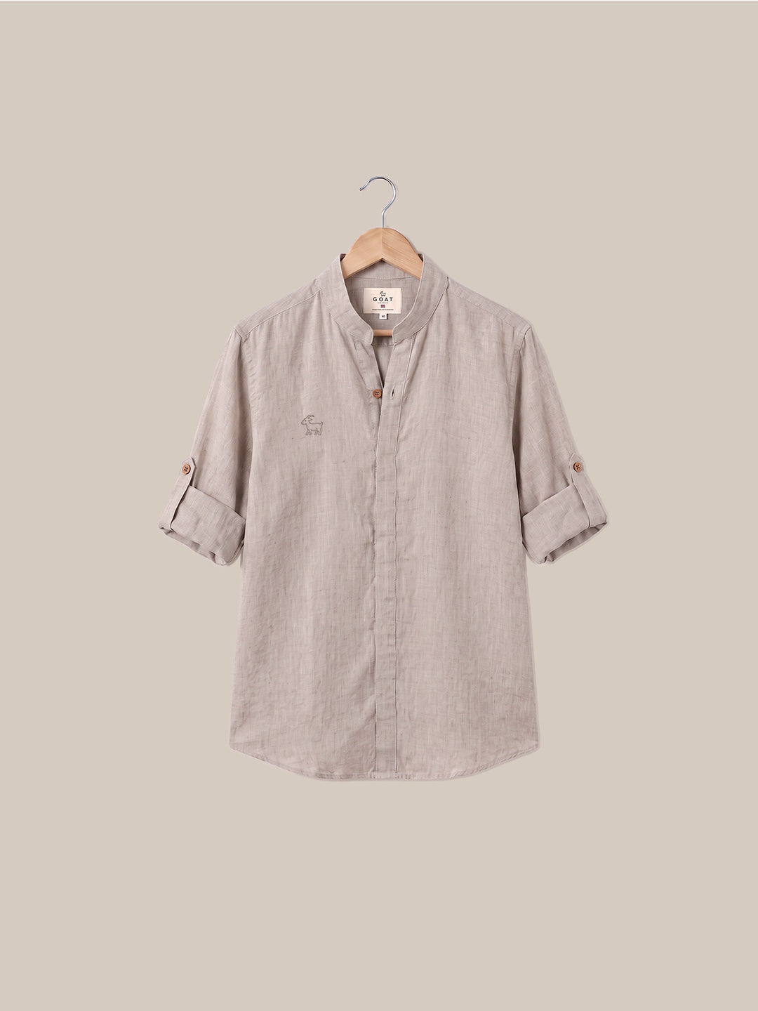 Camisa Bromley de lino - Azul