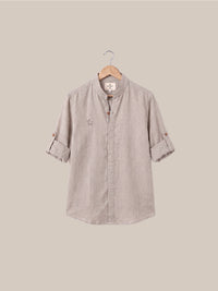 Thumbnail for Camisa Bromley de lino - Azul