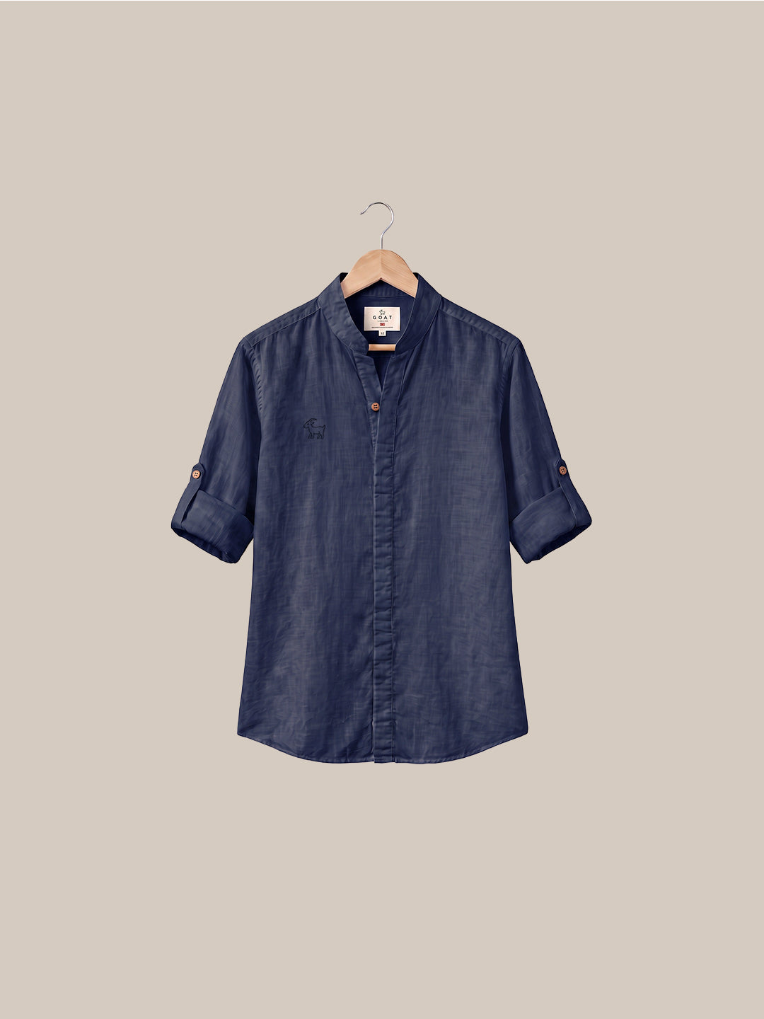 Camisa Bromley de lino - Azul