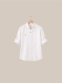 Thumbnail for Camisa Bromley de lino - Azul