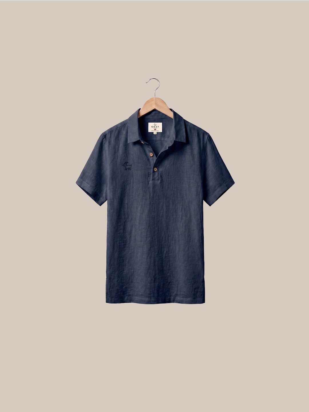Remera Sundrige de lino - Azul