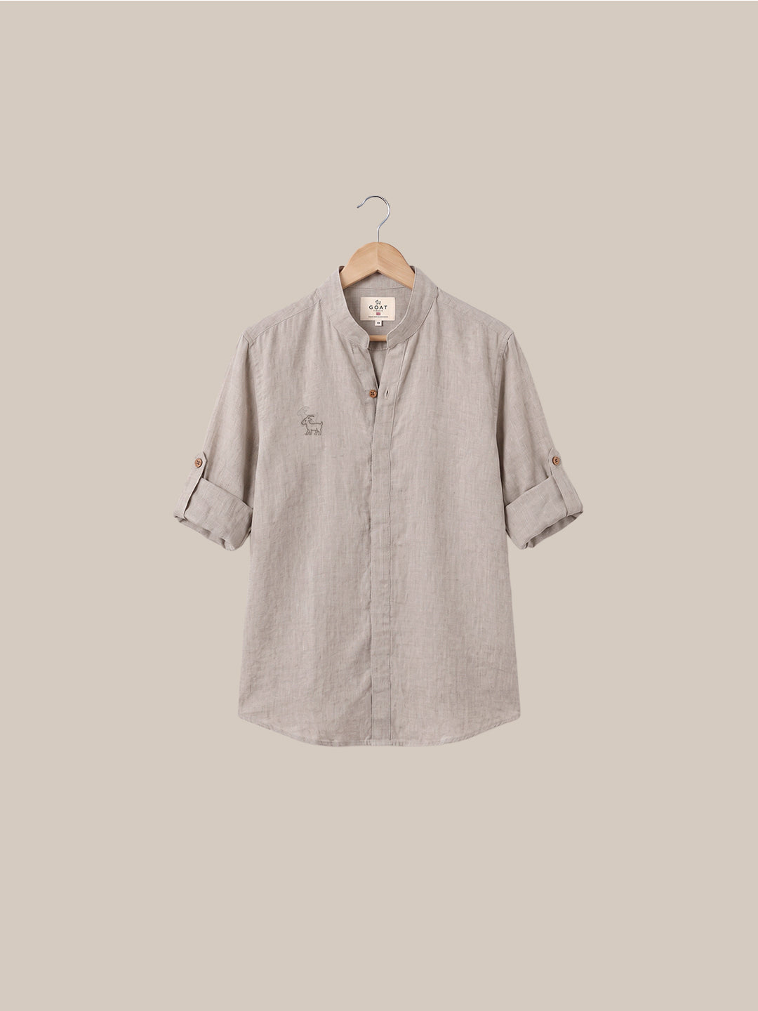 Camisa Bromley de lino - Azul