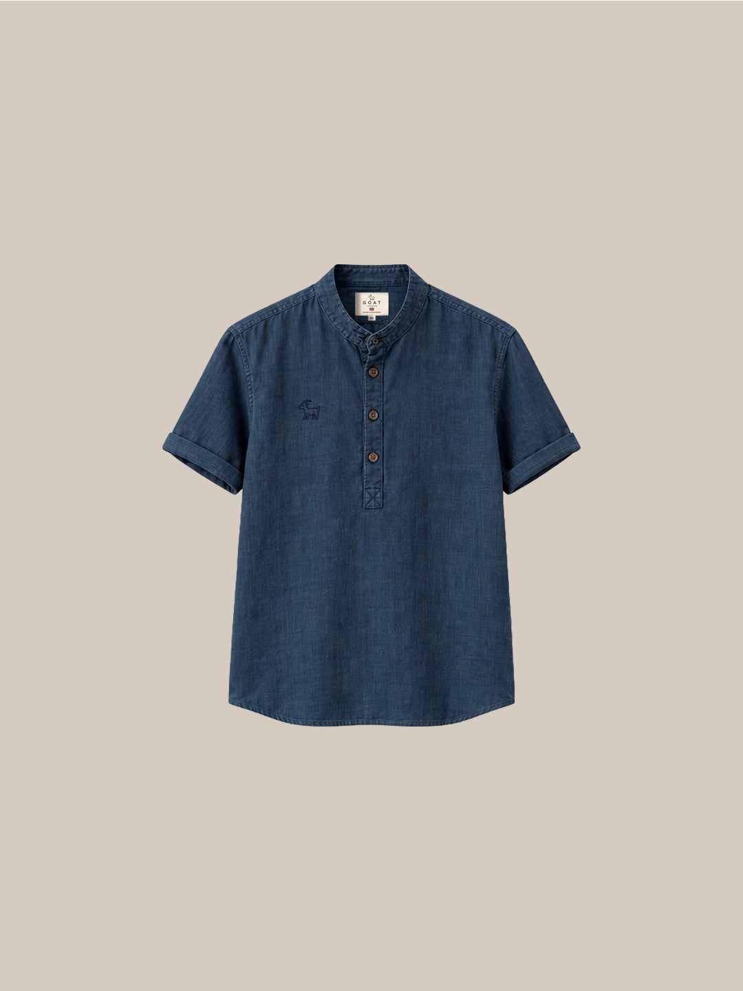 Camisa Goat London Classic - Azul