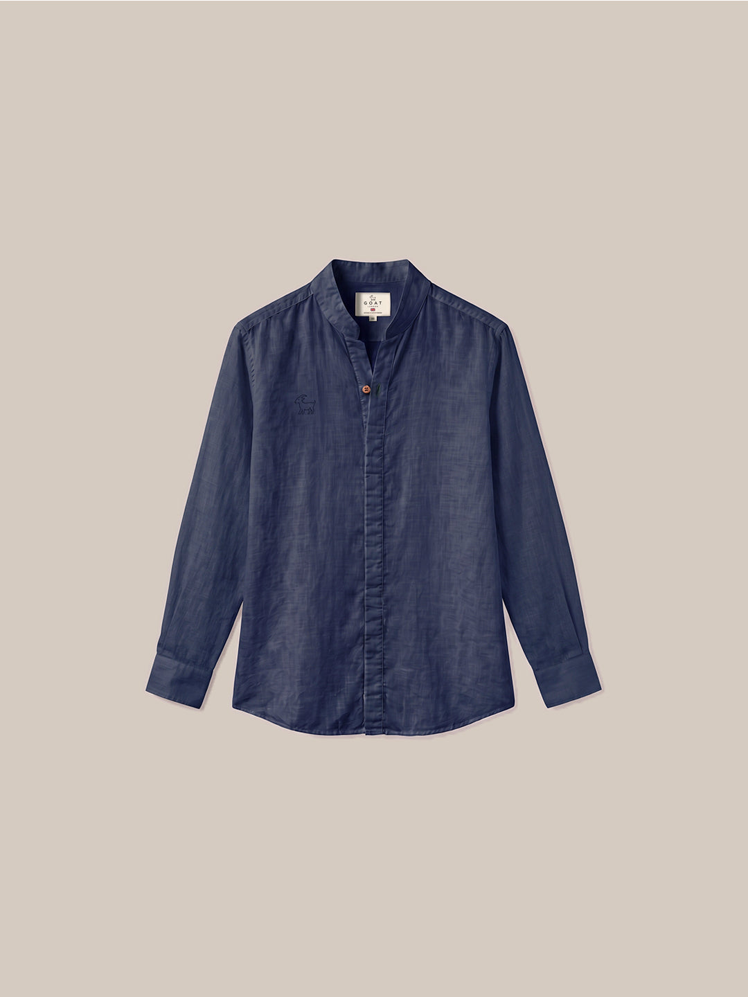 Camisa Bromley de lino - Azul