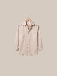 Thumbnail for Camisa Holborn 100% lino - Beige