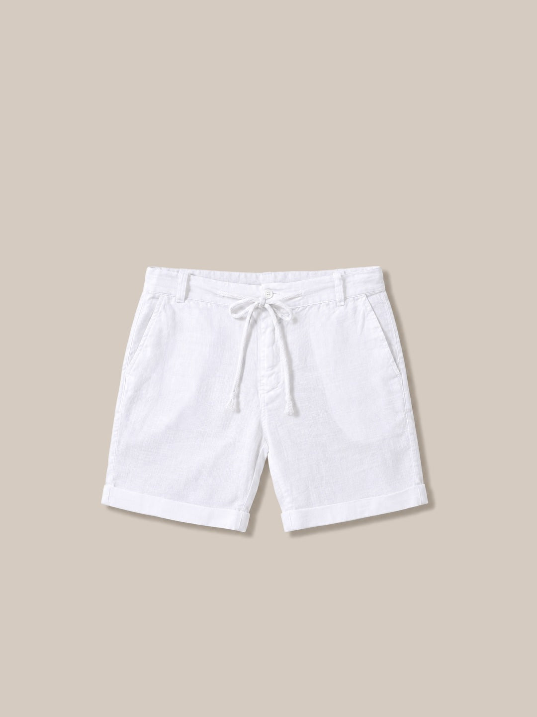 Bermudas de lino blanca - GOAT LONDON
