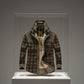 Chaqueta con corderito a cuadros