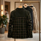 Chaqueta con corderito a cuadros