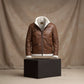 Chaqueta de cuero de chancho
