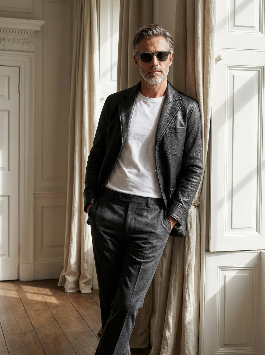 Blazer de Cuero Pagano