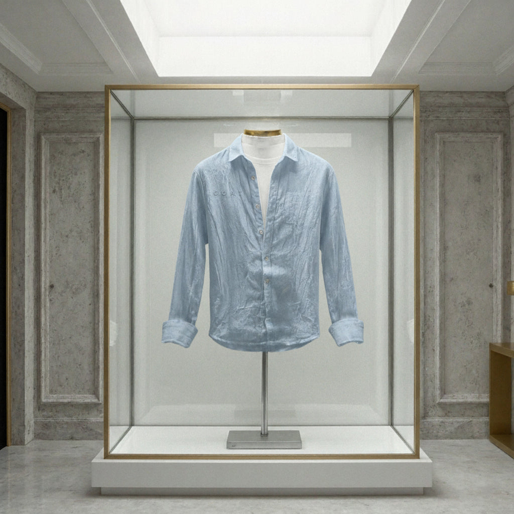 Camisa Richmond 100% de lino manga larga