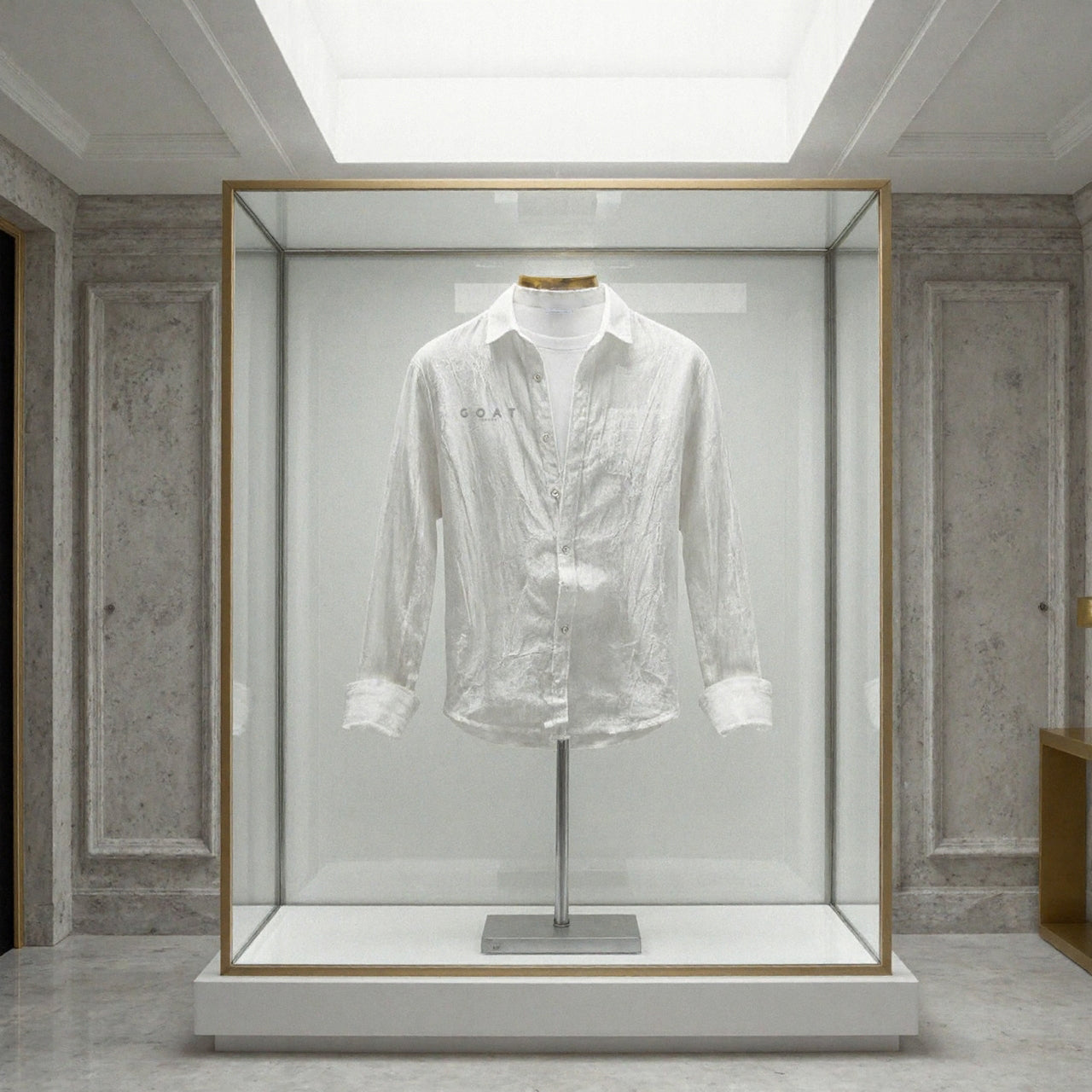 Camisa Richmond 100% de lino manga larga