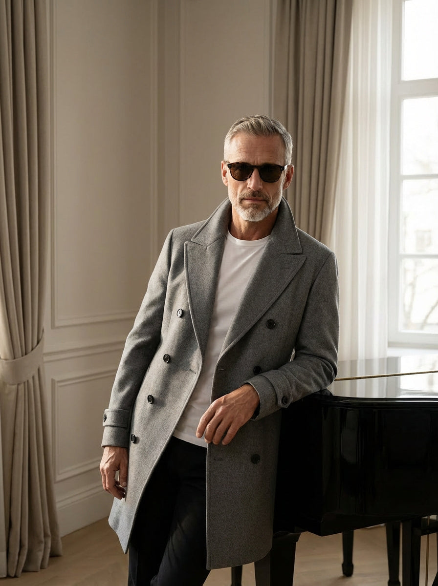 Tapado de inviero Gris