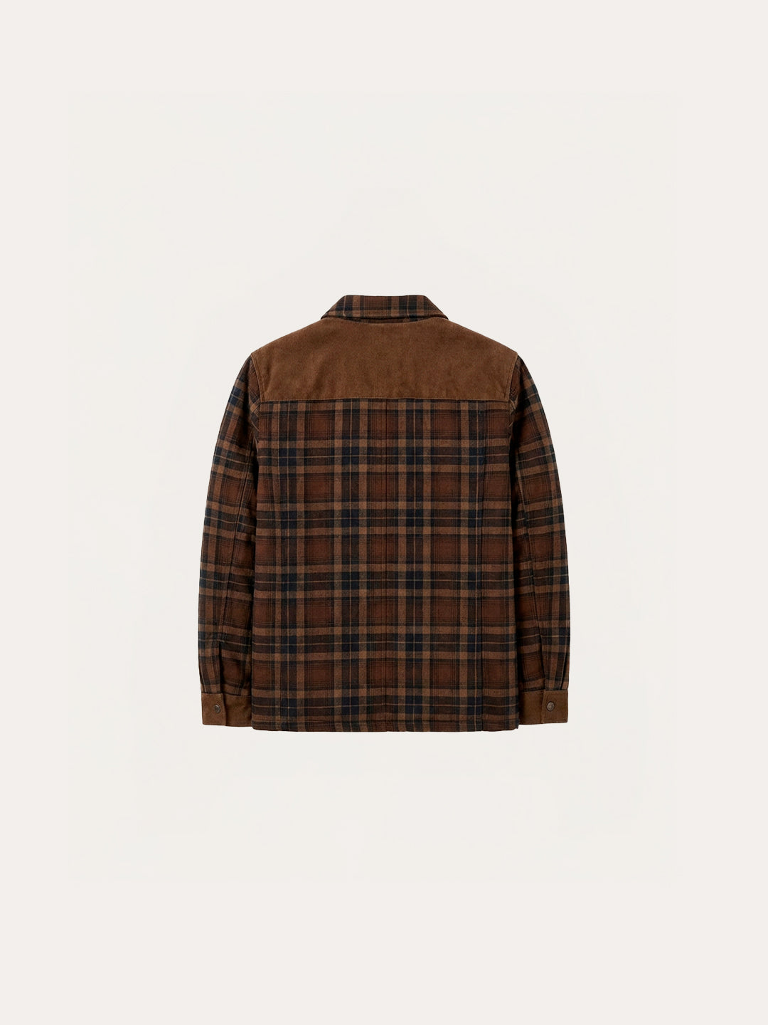 Chaqueta con corderito a cuadros