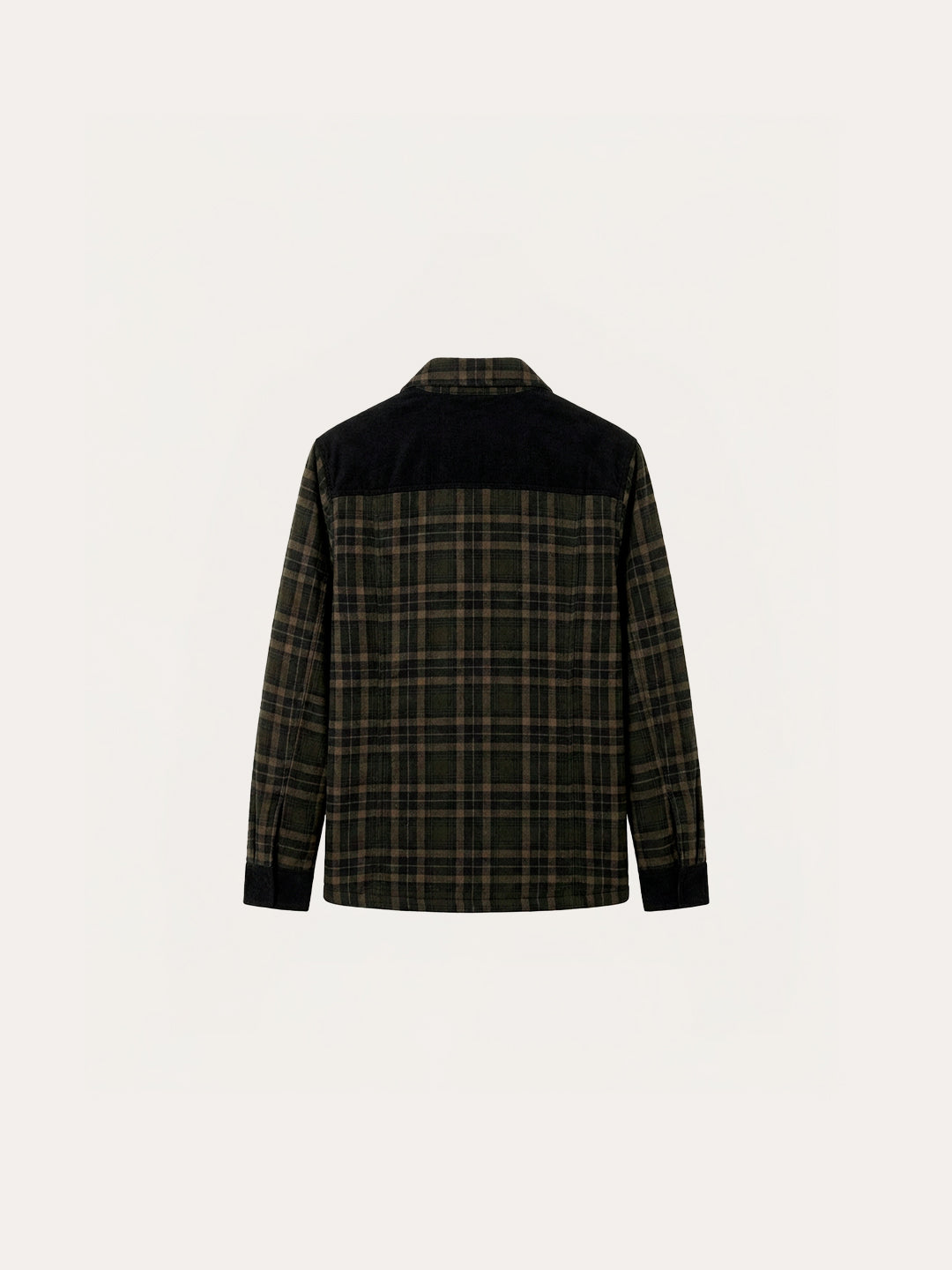 Chaqueta con corderito a cuadros