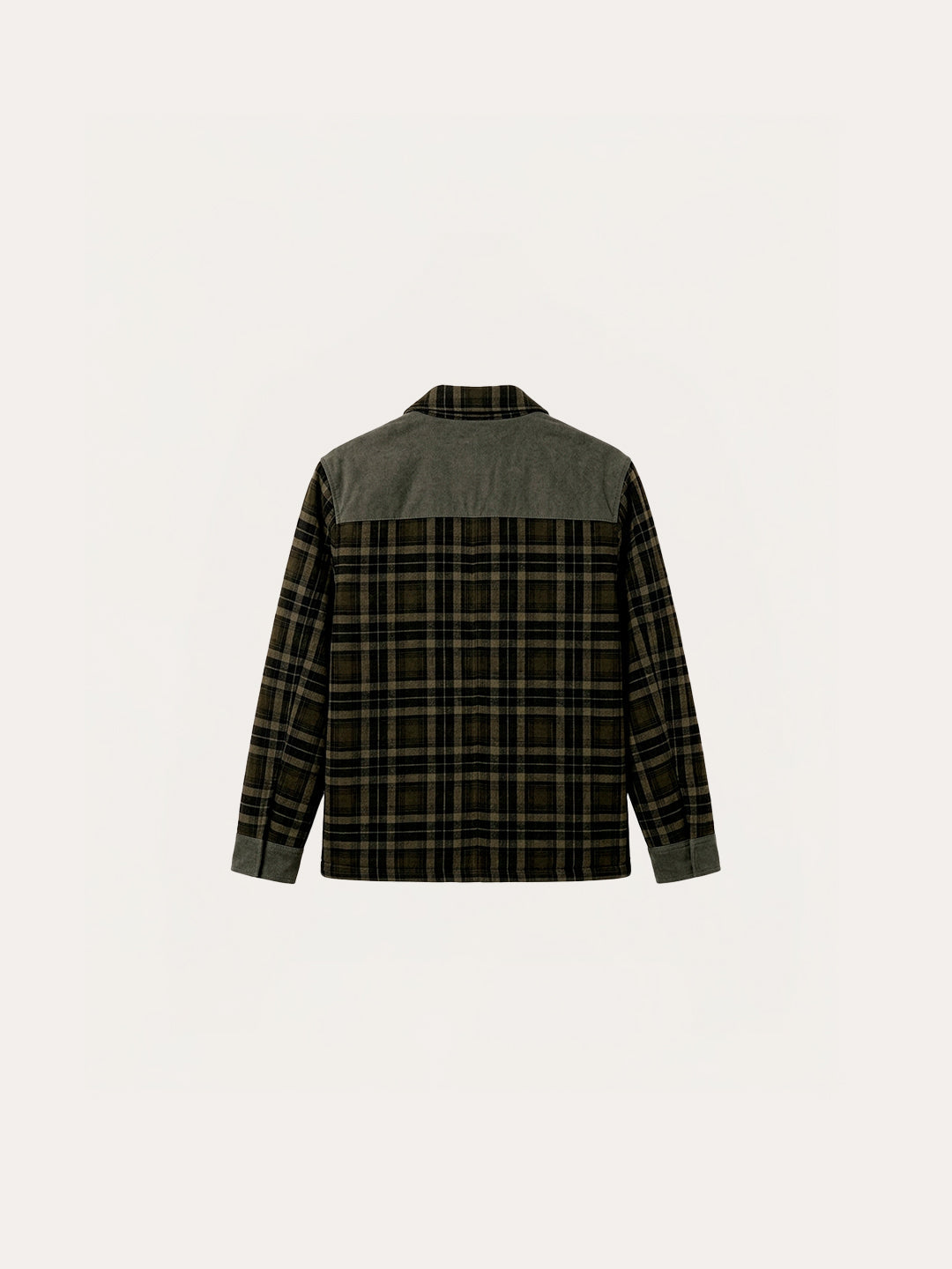 Chaqueta con corderito a cuadros
