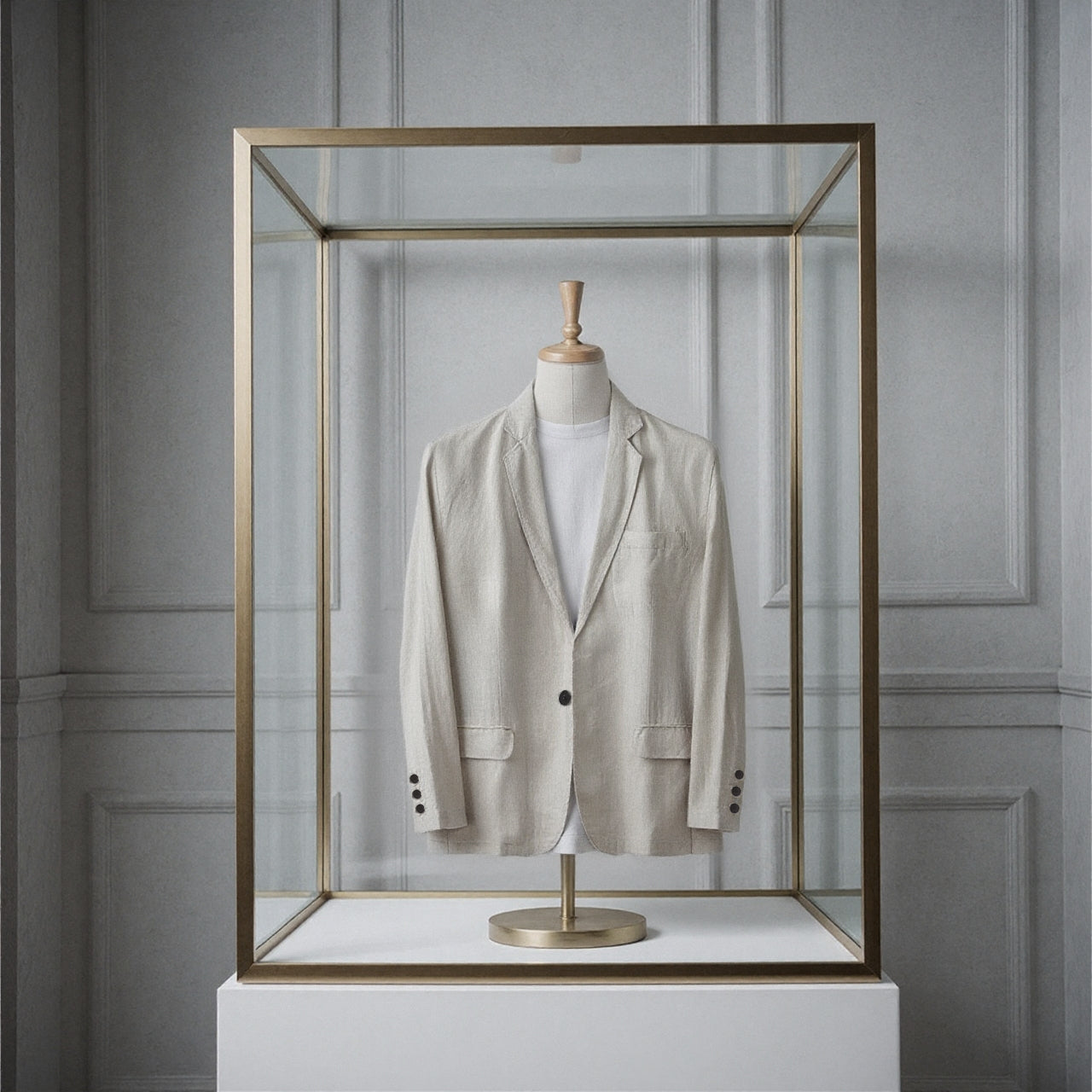 Saco 100% lino Irlandes estilo moderno