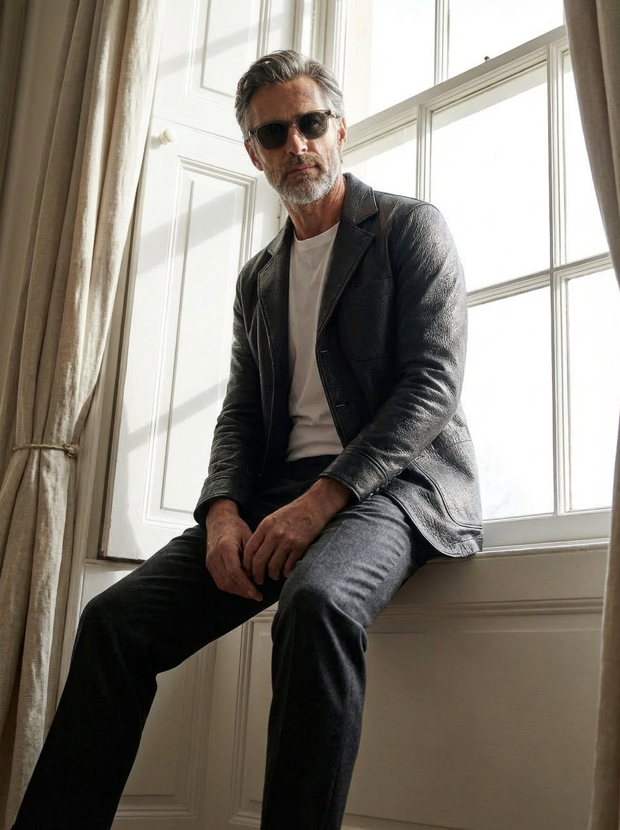 Blazer de Cuero Pagano