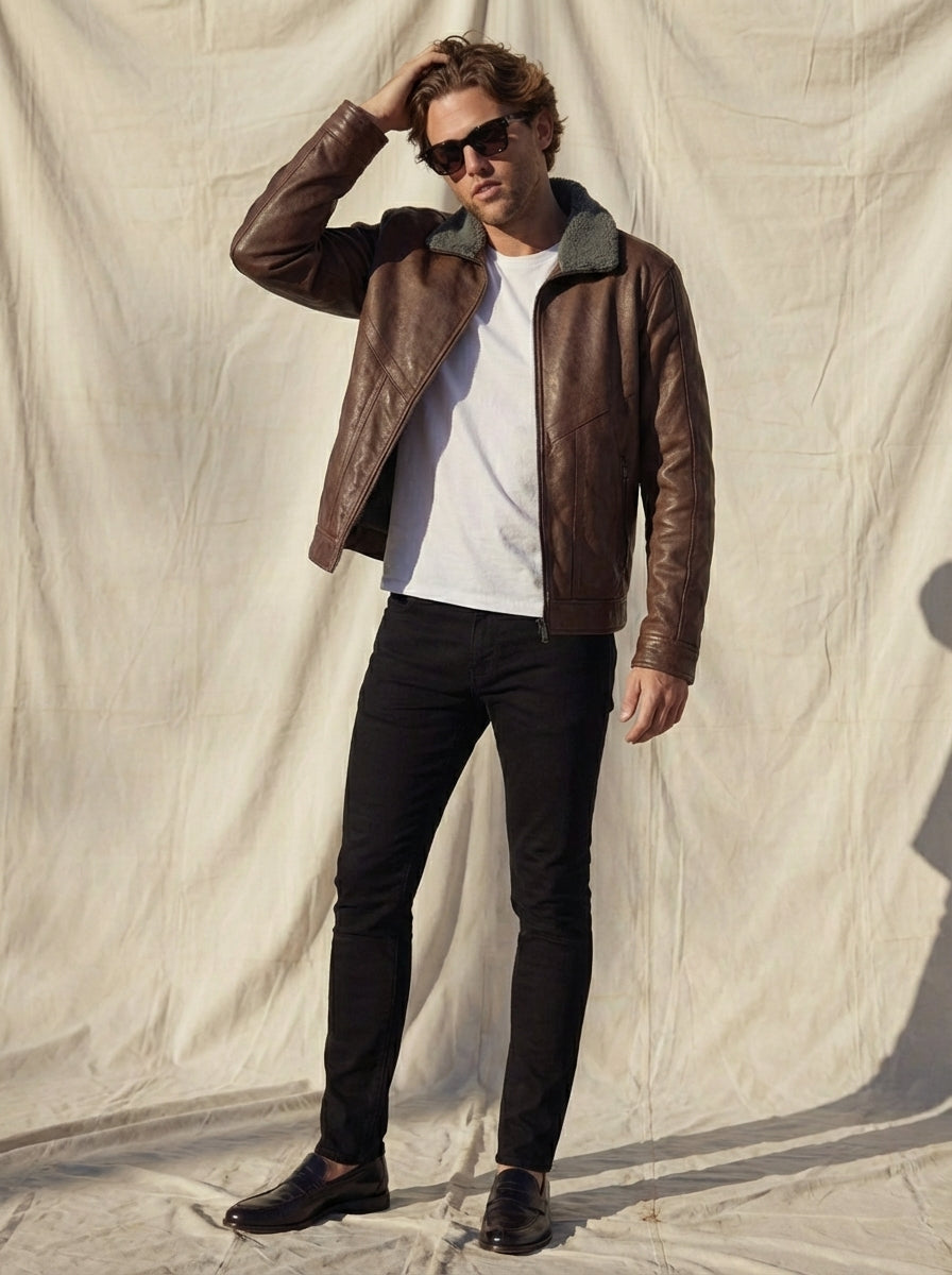 Chaqueta de Cuero Wandsworth