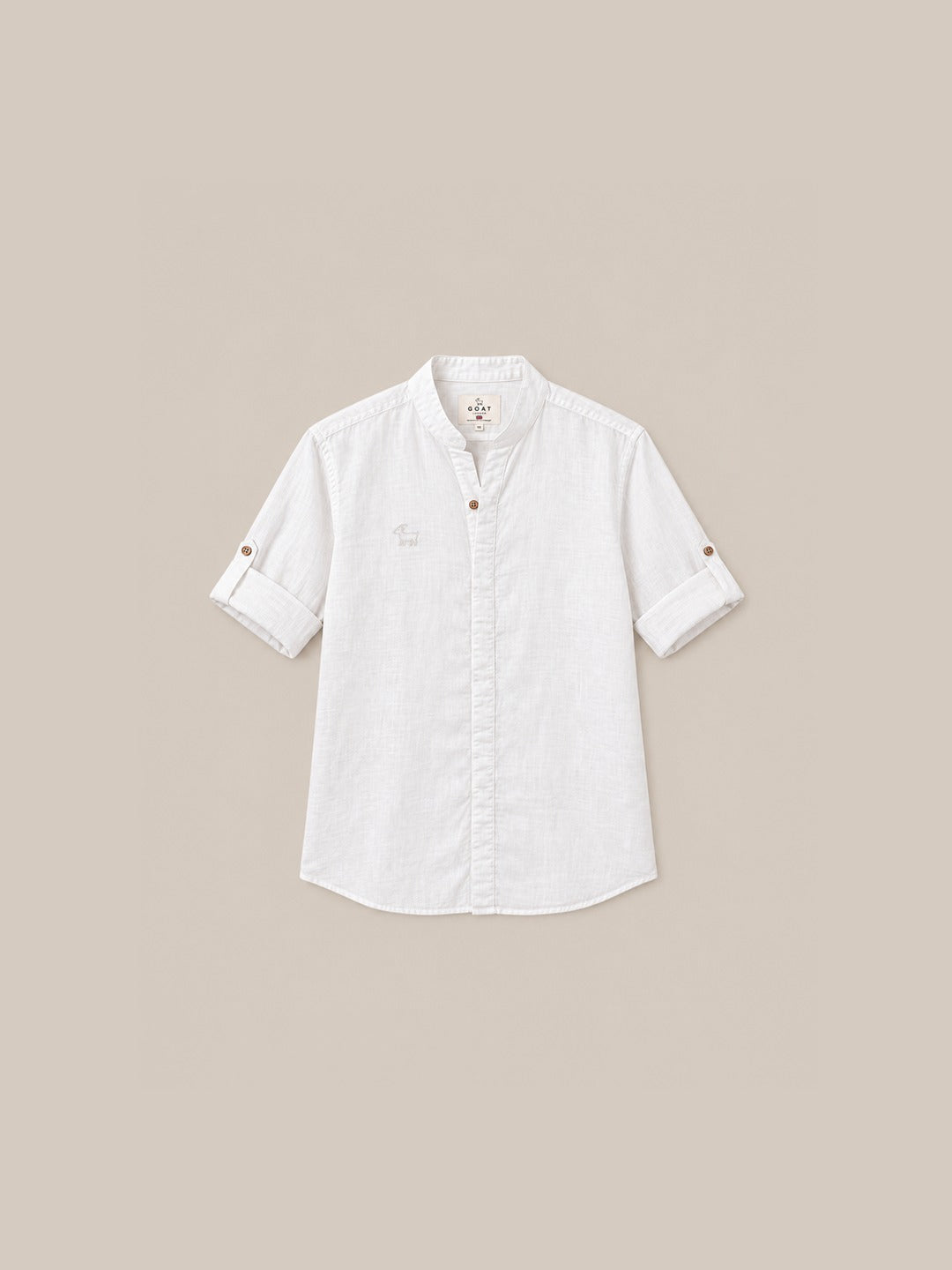 Camisa Bromley de lino - Blanco
