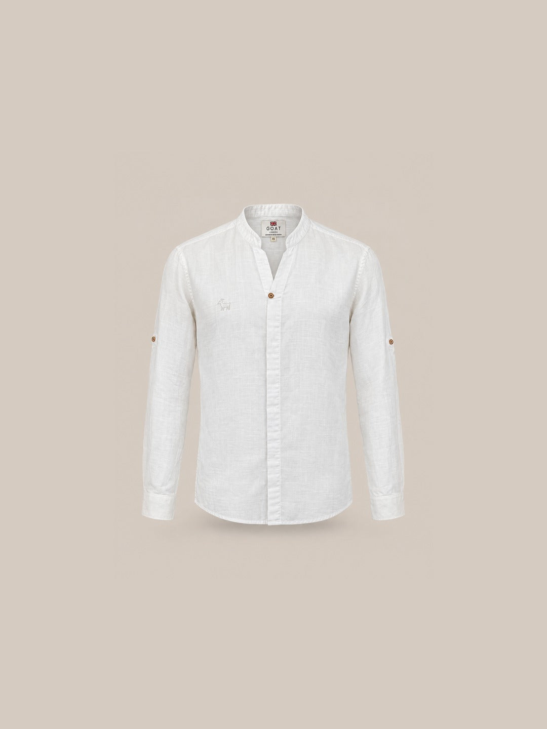 Camisa Bromley de lino - Blanco