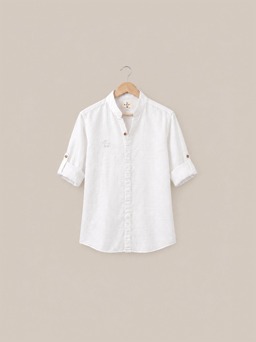 Camisa Bromley de lino - Blanco