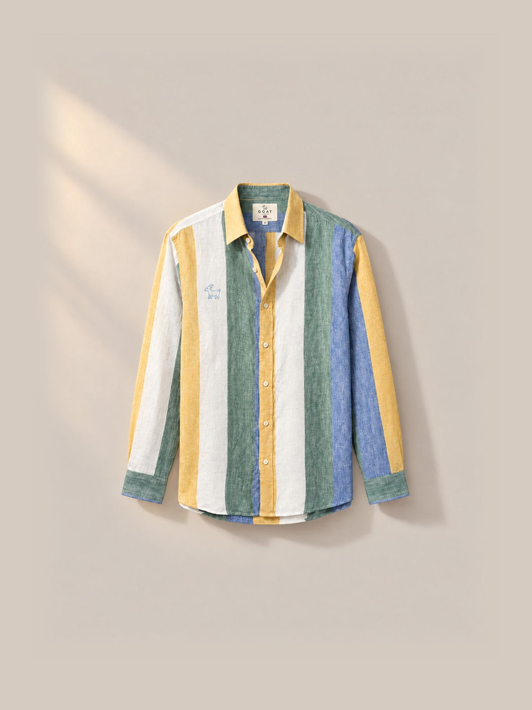 Camisa London Eye mang larga (100% lino)