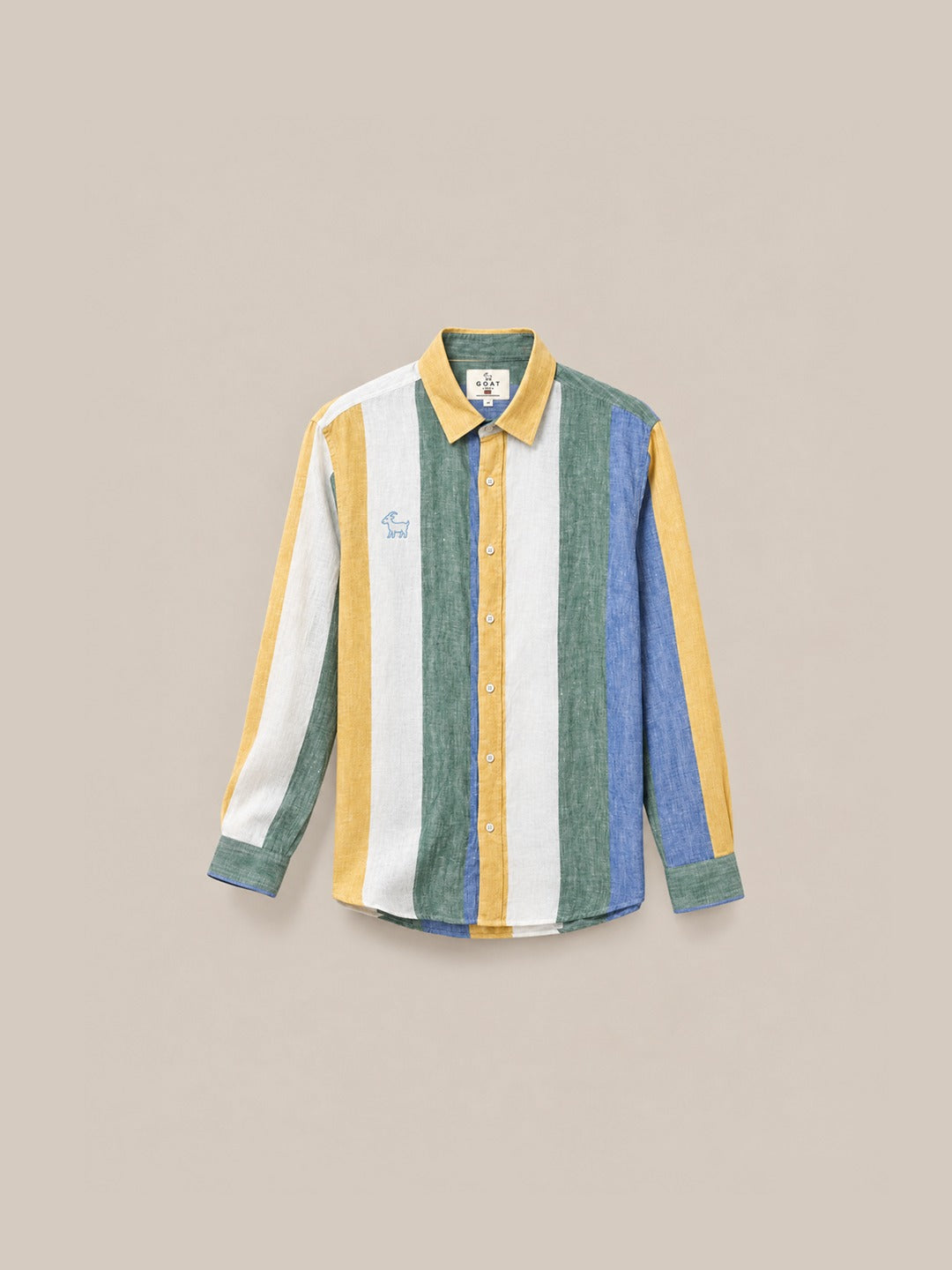 Camisa London Eye mang larga (100% lino)