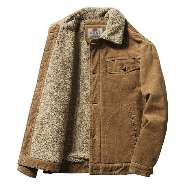 Chaqueta de Corderito Marrón