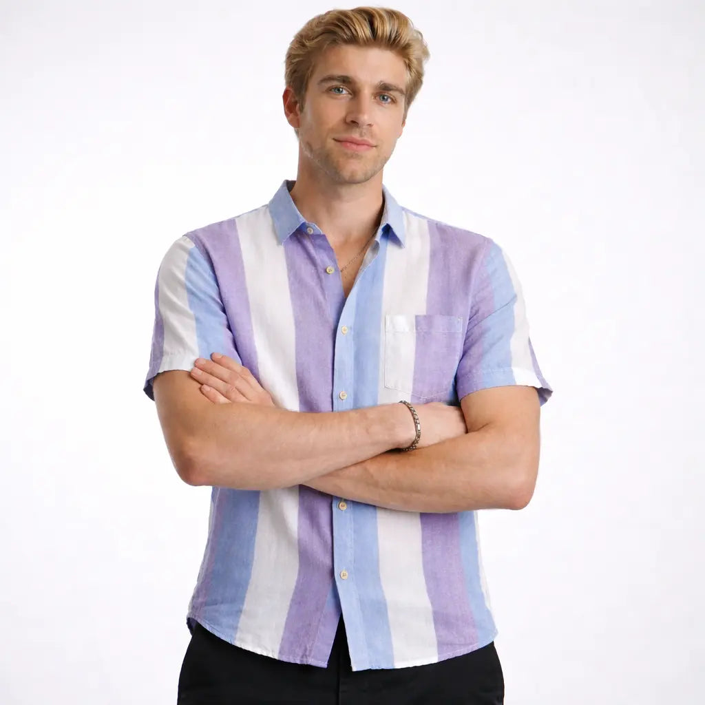 Camisa London Eye  (100% lino) GOAT London
