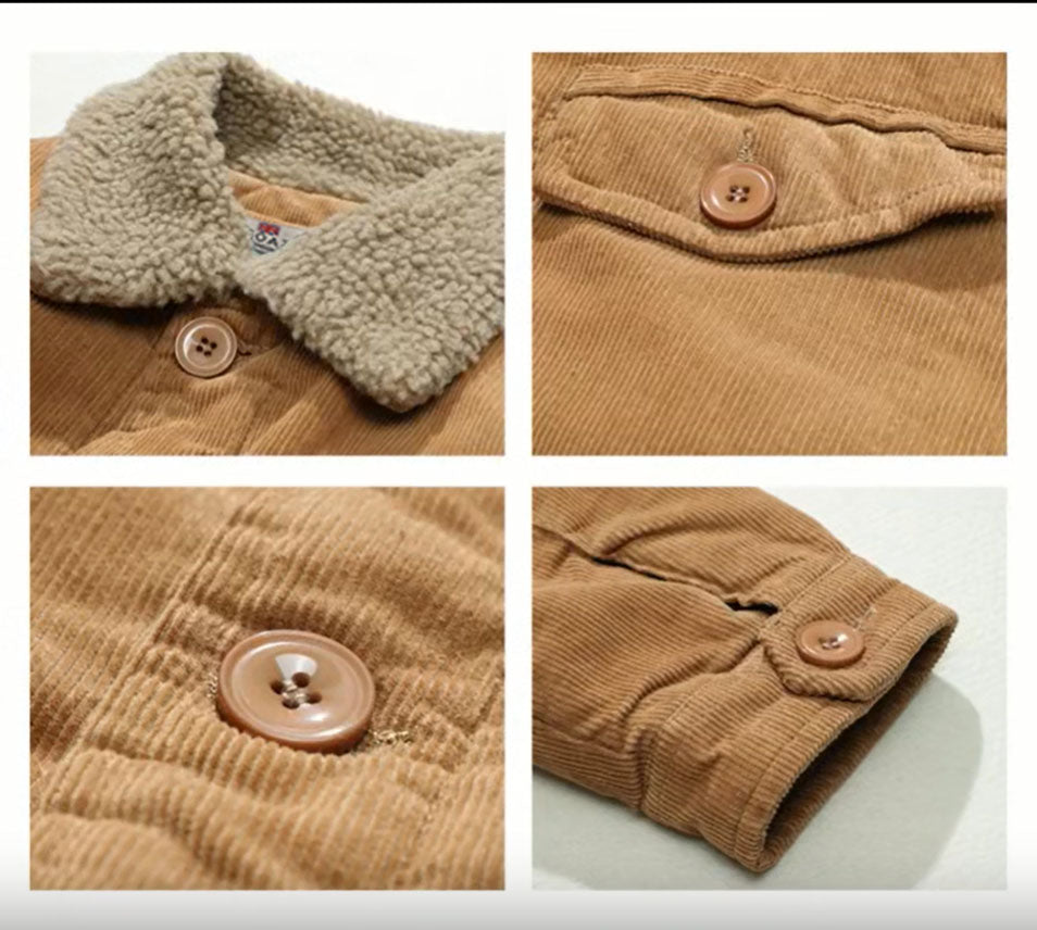 Chaqueta de Corderito Marrón
