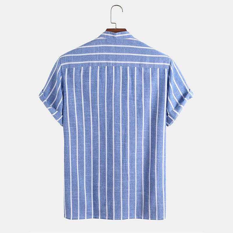 Camisa de lino a Rayas
