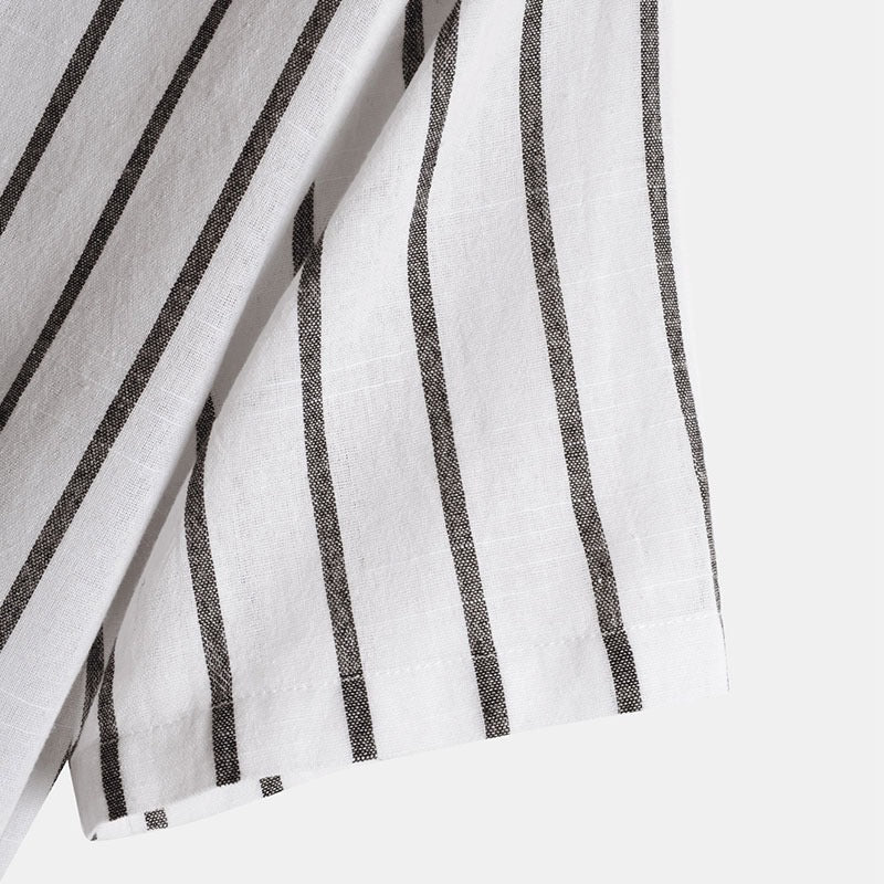 Camisa de lino a Rayas