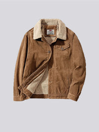 Thumbnail for Chaqueta de Corderito Marrón