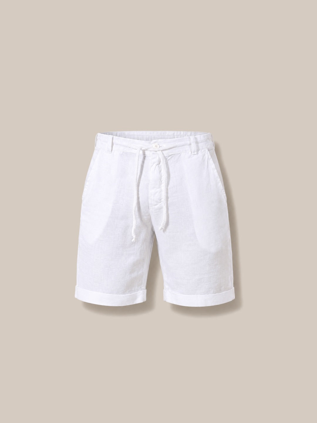 Bermudas de lino blanca - GOAT LONDON