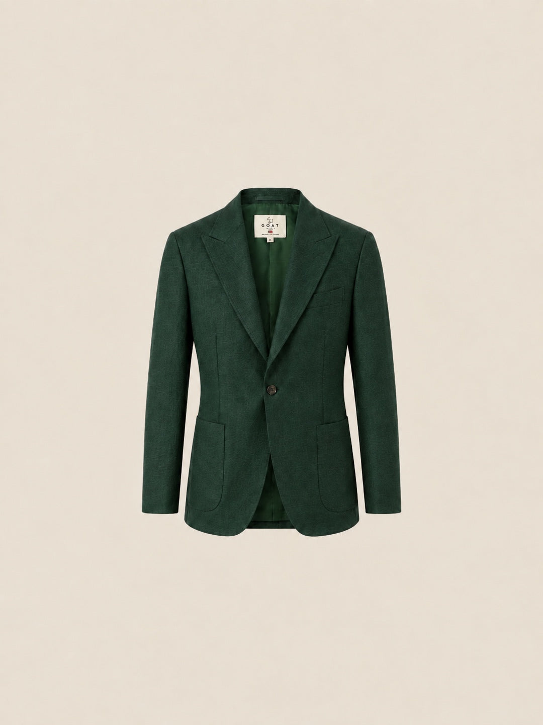 Blazer Burlington Peak Lapel - verde oscuro frente