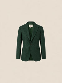Thumbnail for Blazer Burlington Peak Lapel - verde oscuro frente