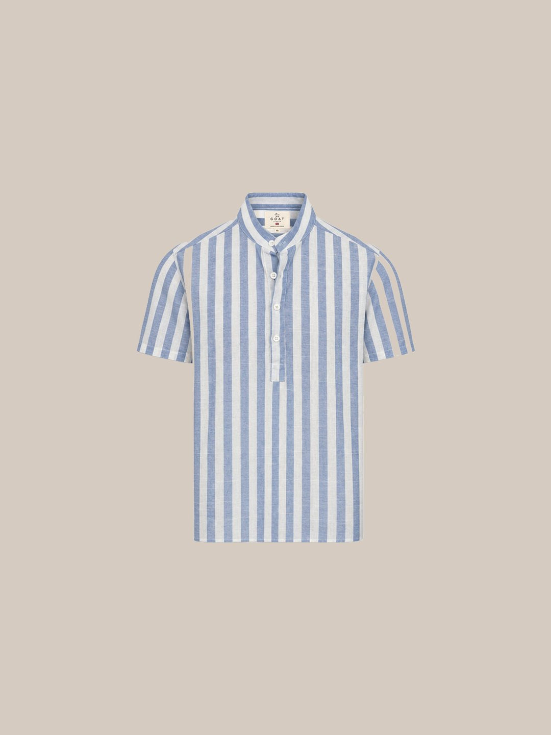 Camisa de lino manga corta a rayas - 2 fondo beige.jpg