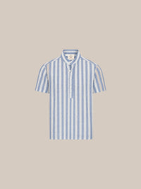 Thumbnail for Camisa de lino manga corta a rayas - 2 fondo beige.jpg