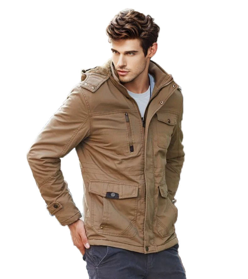 Campera de Algodón Beige