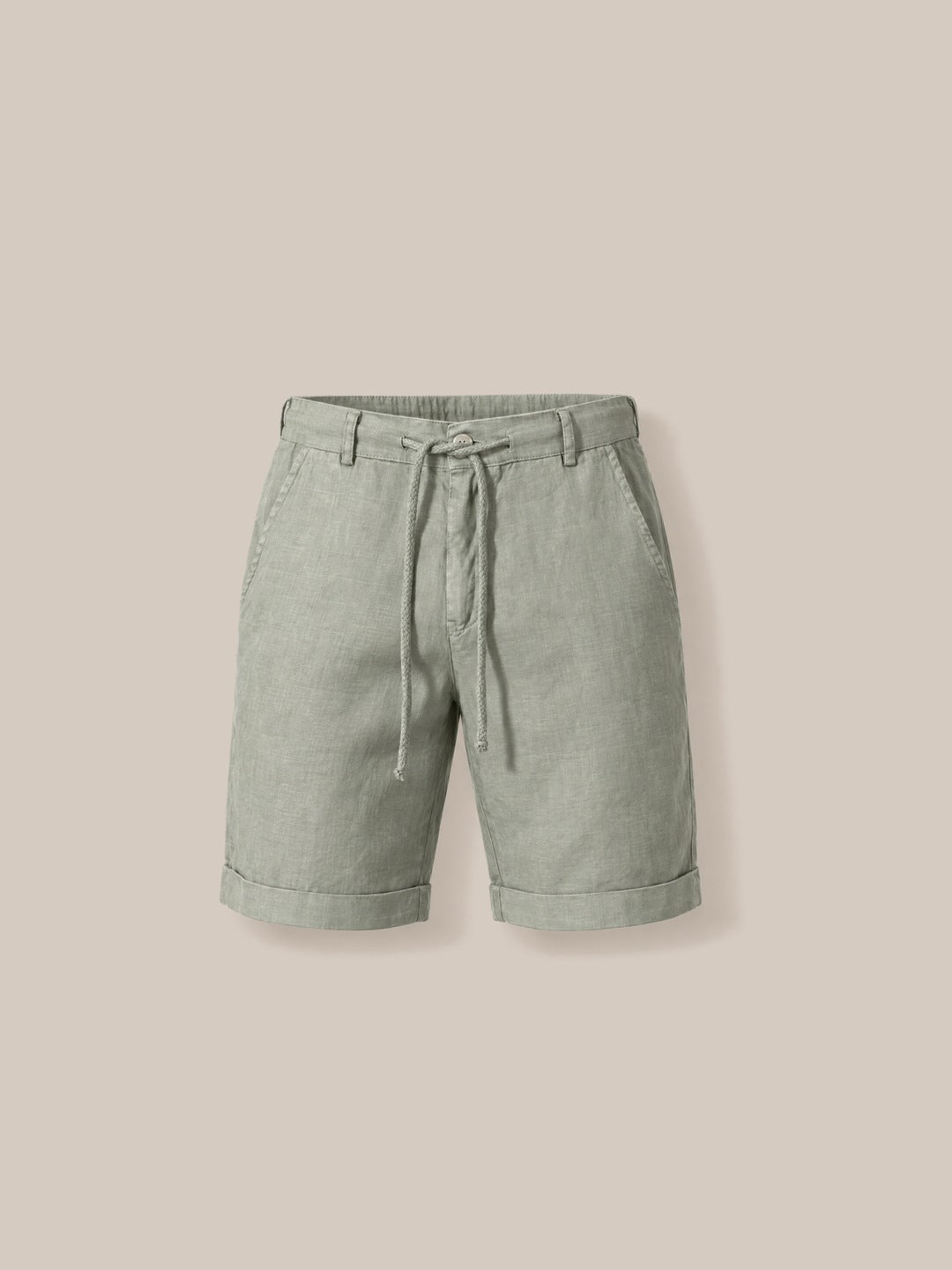 Bermudas de lino verde - GOAT LONDON