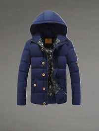 Thumbnail for Campera de Algodón Azul marino
