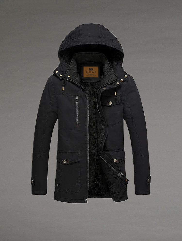 Campera de Algodón Negra