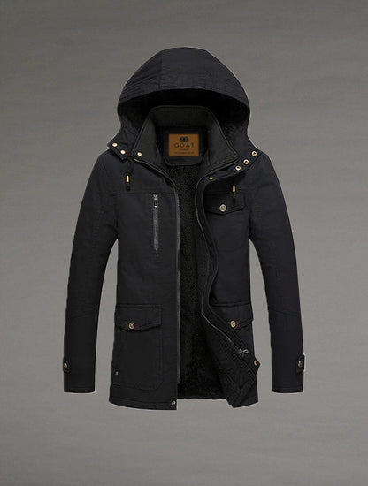 Campera de Algodón Negra