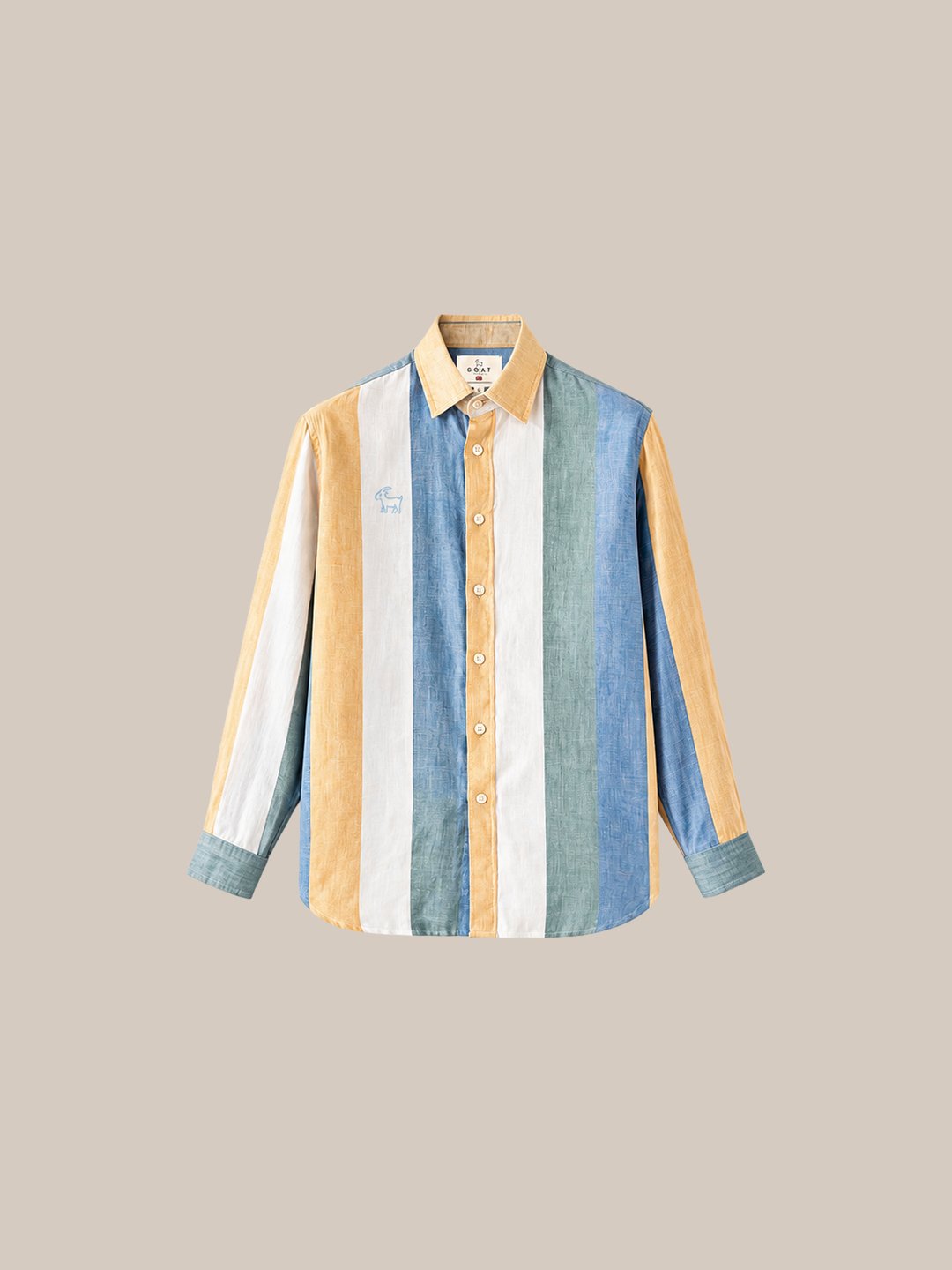 Camisa London Eye manga larga - 3 amarilla fondo beige.jpg