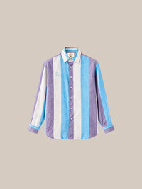 Thumbnail for Camisa London Eye manga larga - 3 celeste fondo beige.jpg