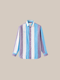Thumbnail for Camisa London Eye manga larga - 4 celeste fondo beige.jpg