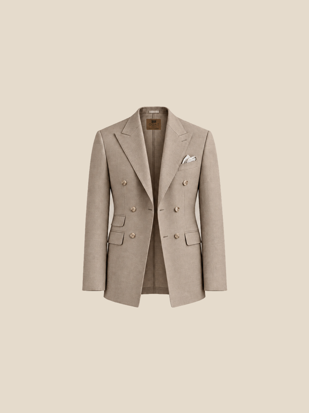 Blazer Sloane Double-Breasted — encuadre y fondo de Camisas de Verano